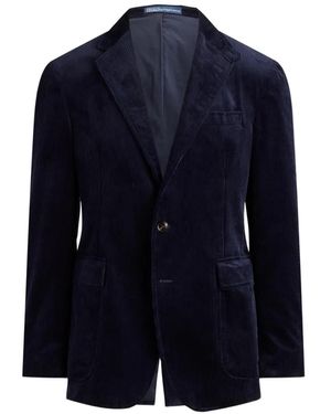Polo Ralph Lauren Sakko Aus Cord - Blau