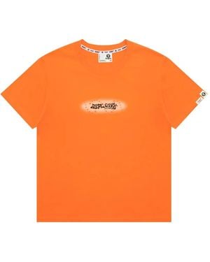 Aape By A Bathing Ape Printed T-Shirt - Orange