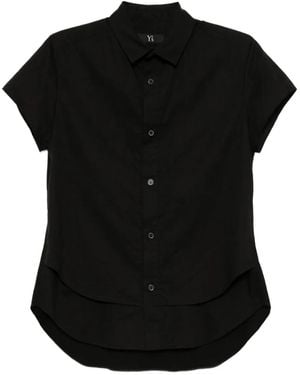 Y's Yohji Yamamoto Cotton Shirt - Black