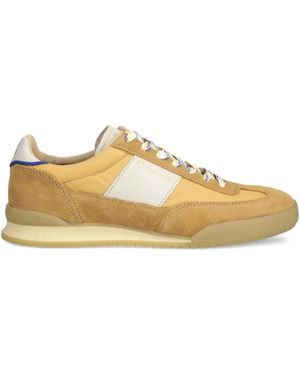 Paul Smith Suede Panelled Sneakers - Natural