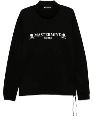 MASTERMIND WORLD Logo-Print T-Shirt - Black