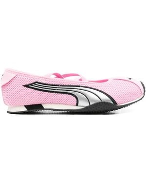PUMA H-Street Cross-Straps Ballet Trainers - Pink