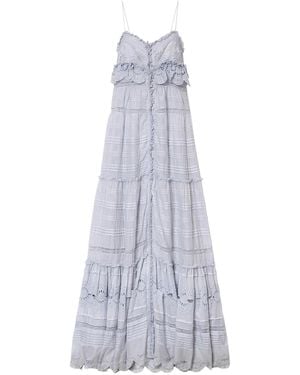 Isabel Marant Paule Embroidered Maxi Dress - White