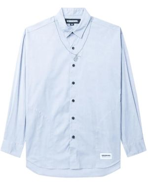 Neighborhood Long-Sleeve Button-Down Shirt - Blue
