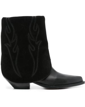 Sonora Boots 40Mm Rancho Reverse Boots - Black