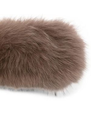 Liska Fur Headband - Marron