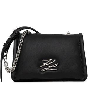 Karl Lagerfeld K/Autograph Cross Body Bag - Black