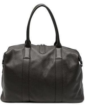 Canali Sac Fourre-Tout En Cuir - Black