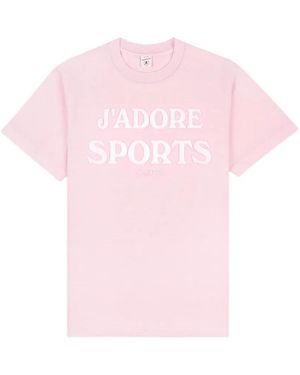 Sporty & Rich T-Shirt Jadore Sports - Pink