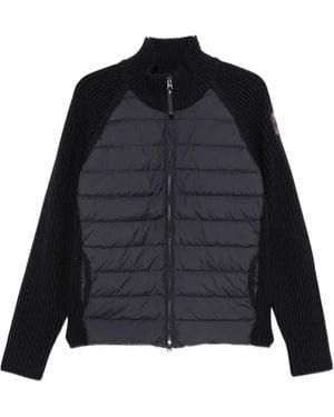 Parajumpers Ribbed Panelled Jacket - Black