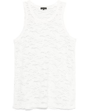 Comme des Garçons レース タンクトップ - ホワイト
