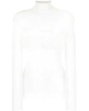 Quira Semi-Doorzichtige Top - Wit