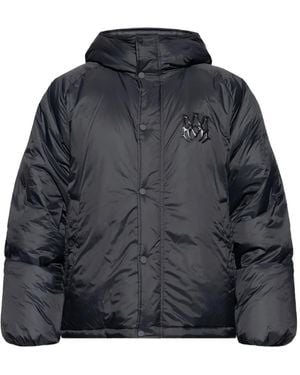 Amiri Down Jacket With Hood - Black