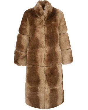 Apparis Sylke Coat - Brown