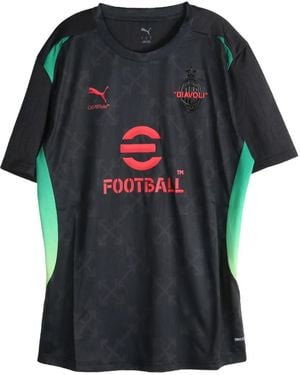 PUMA Ac Milan Tm Pre-match Tシャツ - ブラック