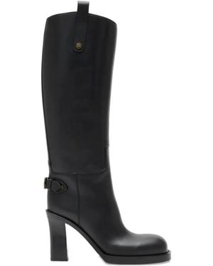 Burberry Botas Cavalier con tacón de 85 mm - Negro
