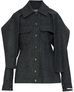 Sportmax Calcio Wool Jacket - Black