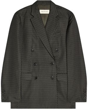 Dries Van Noten ダブルジャケット - ブラック