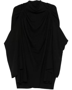 Rick Owens Draped Dress - Black