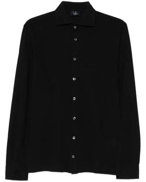 Barba Napoli Long-Sleeve Shirt - Black