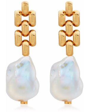Monica Vinader X Doina 'heirloom' バロックパール ピアス - メタリック