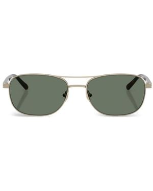 Brooks Brothers Pilot-Frame Sunglasses - Green