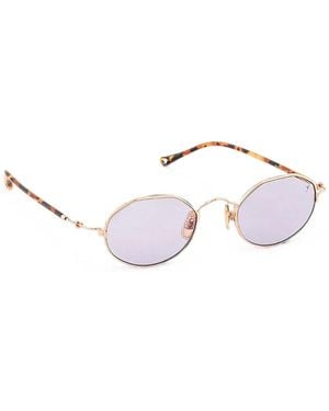 Eyepetizer Bokaap Geometric-Frame Sunglasses - Metallic