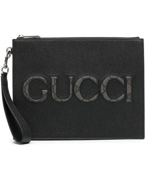 Gucci Clutch Con Logo - Nero