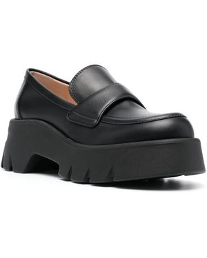 AMINA MUADDI Tilda Loafers in Black | Lyst