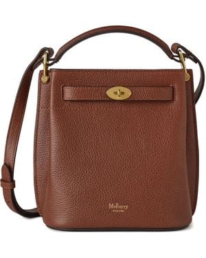 Mulberry Mini Islington Bucket Bag - Brown