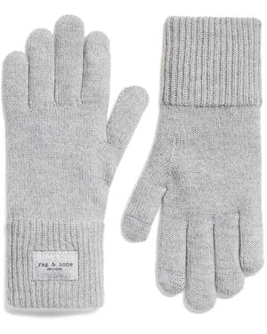 Rag & Bone Blake Gloves - Grey