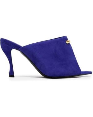 Balenciaga Midnight City Mules - Purple