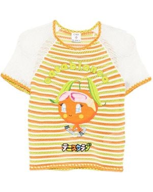 CASABLANCA Rave-Character Top - Yellow