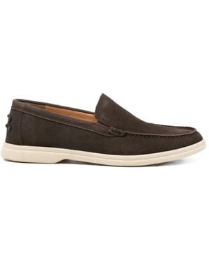 SERGIO MORETTI FIRENZE Mocassins En Daim - White