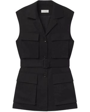 A.L.C. Cameron Belted Vest - Black