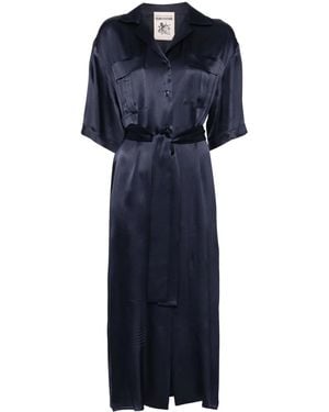 Semicouture Laetitia Midi Dress - Blue