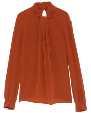 Saint Laurent Langärmelige Bluse - Orange