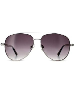 GUESS EYEWEAR Logo-Detail Sunglasses - Purple