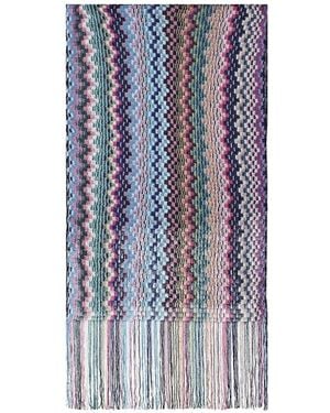 Missoni Fringed Scarf - Blue