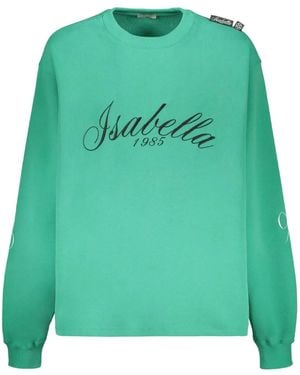 Isabella 1985 Logo-Embroidered Sweatshirt - Green