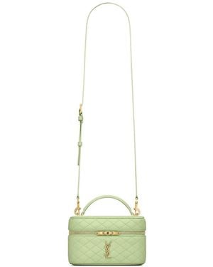 Saint Laurent Gaby Vanity Bag - Green