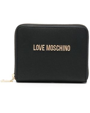 Love Moschino Logo-lettering Wallet - ブラック