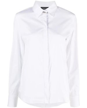 Fabiana Filippi Bead-Embellished Long-Sleeve Shirt - White