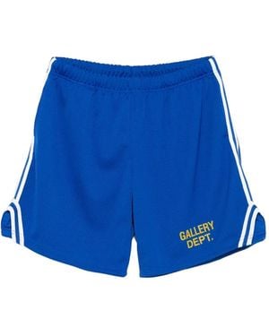 GALLERY DEPT. Stripe-detail shorts - Blau