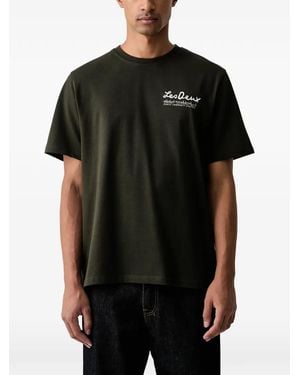 Les Deux Rural Graphic-Print T-Shirt - Black