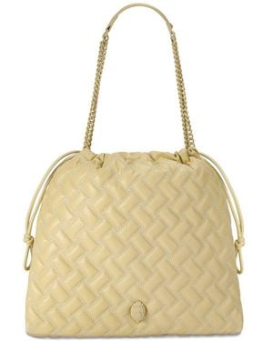 Kurt Geiger Kensington Leather Shoulder Bag - Natural