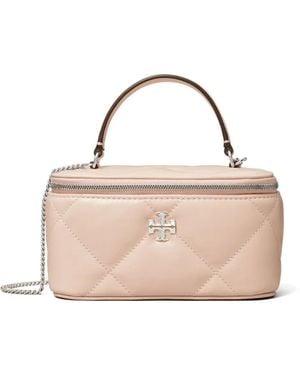 Tory Burch Kira Diamond Vanity Case - Natural