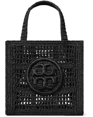 Tory Burch Ella クロシェ ハンドバッグ Xs - ブラック