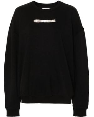 Loulou Bow-Embellished Sweatshirt - Black