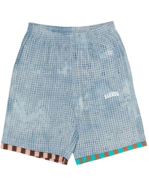 Barrow Geruite Shorts - Blauw